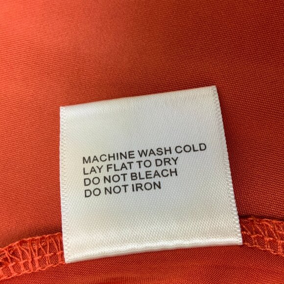 JEAN-PIERRE KLIFA PARIS V-Neck 3/4 Sleeve Top Orange/ Rust Color Size XL - Picture 16 of 16